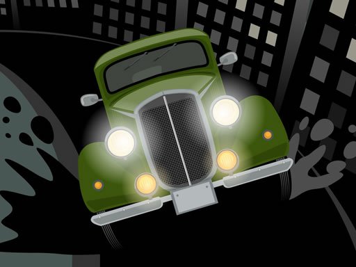 Classic Cars Coloring Puzzle