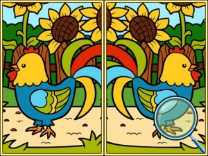 Spring Difference Puzzle Game