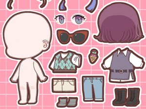 Lucky Doll: K-Webtoon Character Creator Online Game - Dress Up Game