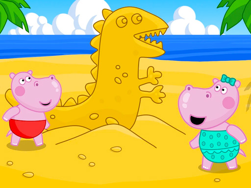 Hippo Beach Fun for Kids