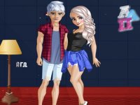 Elsa College Couples Dress Up Game - Dress Up Game