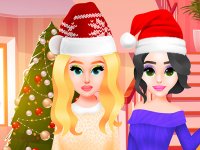 Christmas Party Girls with Julie Online Dress Up Game