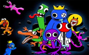 Rainbow Friends Sliding Puzzle Game Online
