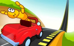 Downhill Car Ride Crash Test - Ultimate Destruction Simulator