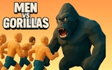 Men Vs Gorilla - 3D Strategy Combat Game