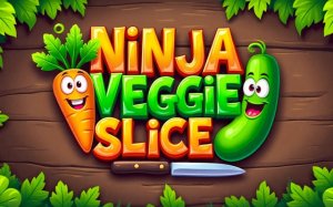 Ninja Veggie Slice - Free Online Slicing Puzzle Game