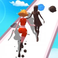 Girl Run Beauty 3D Online Arcade Game