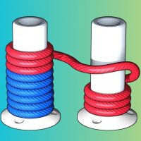 Rope Color Sort 3D Puzzle Game
