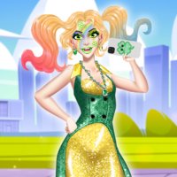 St Patrick's Day Princess Challenge Online Dress Up Game