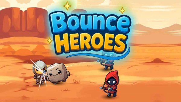 Bounce Heroes Idle Merge Puzzle